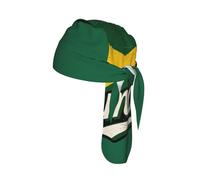 Jamaican Flag Elements Printed Mesh Cycling Cap Cap, Quick Dry Do Rag Helmet Liner for Outdoor Sports Fitness