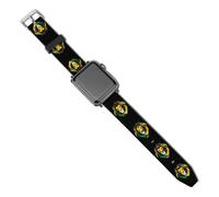 Jamaican Flag Lion Watch Band Leather Replacement Watch Strap Bands for Men Women Sports