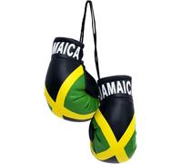 Jamaican Flag Mini Boxing Gloves, Accessory for the Car or Home
