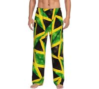 Jamaican Flag Rasta Reggae Judah Lion Men's Pajama Pants Sleepwear Lounge Pant Drawstring Pajama Bottoms With Pocket