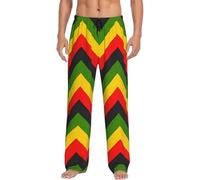 Jamaican Flag Rasta Reggae Judah Lion Men's Pajama Pants Sleepwear Lounge Pant Drawstring Pajama Bottoms With Pocket
