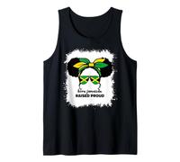 Jamaican Girls Kids Roots Jamaica Flag Baby Youth Teen Girl Tank Top
