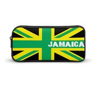 Jamaican Kingdom Flag Small Pencil Case Large Capacity Pen Bag Aesthetic Makeup Pouch Office Stationery Organizer 22 * 12 * 5cm