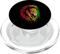 Jamaican Lion Jamaican Rasta Flag Lion Of Judah Reggae Music PopSockets PopGrip for MagSafe