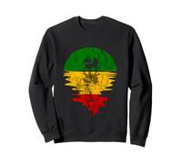 Jamaican Lion Of Judah Rastafari Roots Rasta Reggae Music Sweatshirt