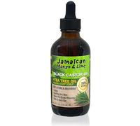 Jamaican Mango & Lime Black Castor Oil - Tea Tree, Organic, 118 ml (Pack of 1)