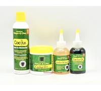 Jamaican Mango & Lime Cactus Hair Care Set 4 Items ( Leave-In Moisturizer, Cactus Gro, Cactus Oil, Cactus Oil Serum )