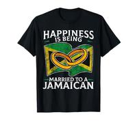 Jamaican Marriage Jamaica Married Heritage Flag Culture T-Shirt