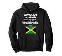 Jamaican Mixed With Jamaica Food Funny Flag Pullover Hoodie