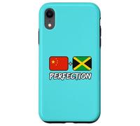 Jamaican Plus Chinese Perfection Mix Flag Heritage Gift Case for iPhone XR