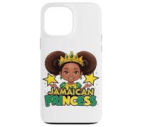 Jamaican Princess Cute Afro Girl Crown Black Girl Case for iPhone 13 Pro Max