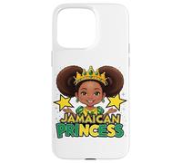 Jamaican Princess Cute Afro Girl Crown Black Girl Case for iPhone 15 Pro Max