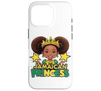 Jamaican Princess Cute Afro Girl Crown Black Girl Case for iPhone 16 Pro