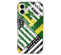 Jamaican Proud U.S.A Flag Phone Case Compatible with iPhone 16 Plus
