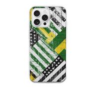 Jamaican Proud U.S.A Flag Phone Case Compatible with iPhone 16 Pro Max