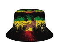 urtradezz Jamaican Reggae Rasta Lover Bucket Hat for Men Women Fisherman Hat Packable Sun Cap Outdoor Travel Beach Caps