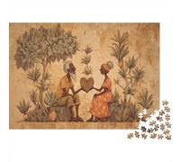 Jamaican Style, An Elderly Couple 1000pcs (75x50cm) Erwachsenenpuzzle - Erwachsenenpuzzle DIY-Puzzlespielzeug