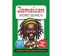 Jamaican Word Search Book: Word Searches with Easy to Read Print about Jamaican Culture, Geography, and Music| 6 x 9 inches | 110 pages | 50+ Puzzles | Gift for Birthdays and More