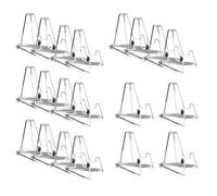 JAMAKALA 20PCS Coin Display Stand,Mini Acrylic Clear Coin Display Stand,Multifunctional Anti-Slip Holder Coins Stands Trading Card Stands Mini Holder for Display Coins Medals Handicraft