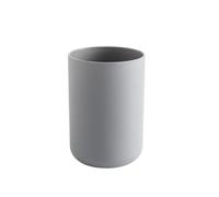 JAMAKALA Bathroom Toothbrush Cups Toothbrush Holder, 300ml Plastic Tooth Brushing Tumbler, Reusable Portable Mouthwash Cup for Drinking Rinsing Toothpaste Vanity Travel (Grey)