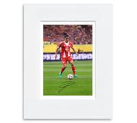 Jamal Musiala Bayern Munich Signed Photo Poster Print Picture Display Mounted Framed Autograph Memorabilia for Football Fans Gift (A4 Poster Only)