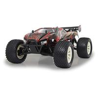 Jamara 059739 - Brecter Truggy 4WD 1:10 LiPo 2,4GHz with LED - RTR, Electronic completely splashproof, Adjustable oil-pressure shock absorber, Double reinforced impact protection