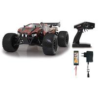 Jamara 059740 - Brecter Truggy BL 4WD 1:10 LiPo 2,4GHz with LED - RTR, Brushless Motor, Wheelybar, LED, Electronic splashproof, Adjustable oil-pressure shock absorber, Dirtproof transmission unit