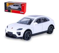 JAMARA 402236 Porsche Macan Diecast 1:43 White Model Car Toy, Model Miniature Vehicles, Gift Idea for Boys and Girls, Robust and Sturdy Metal Body