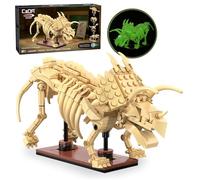 JAMARA 402890 Cada Dinosaur Fossil Triceratops Bricks, Gift Idea for Boys and Girls, Toy Dinosaur Kids, Jurassic Set Games, Can be Combined with Other Models