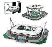 JAMARA 402905 CADA Allianz Stadium Juventus Turin Bricks, from 14 Years, Clamping Building Blocks Set, Large Model, Building Blocks Pack, Detailed Design, LED Light with 8 Light Modes, Fan Wave