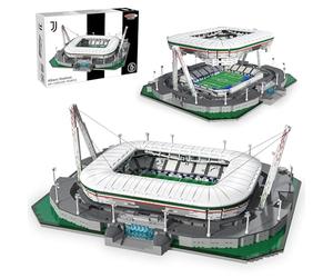 JAMARA 402905 CADA Allianz Stadium Juventus Turin Bricks, from 14 Years, Clamping Building Blocks Set, Large Model, Building Blocks Pack, Detailed Design, LED Light with 8 Light Modes, Fan Wave