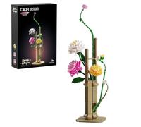 JAMARA 402912 CADA Flower Bouquet Spring Stone Clamp Building Blocks Flowers Set Model Building Kit Decoration Toy Children from 8 Years Gift Idea