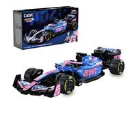 JAMARA 402928 CADA BWT Alpine Formula One Team A525 1:24 Bricks Blue, Technology Set with 300 Clamping Blocks, Construction Kit Model, Printed Parts, Team Driver Versions, from 8 Years