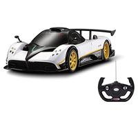 Jamara 405141 - Pagani Zonda R 1: 14 White 40 MHz -RC Car, Officially Licensed, Up to 1 Hr Drive Time, Approx. 9Kph, True to The Original, Detailed Interior, High End Finish, LED Light