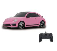Jamara 405160 405160-VW Beetle 1:24 Pink-Officially Licensed Rc Auto
