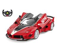 JAMARA 405169 Ferrari FXX K Evo 1:14 Door Manual 2.4 GHz Officially Licensed, Approx. 1 Hour Driving Time, Approx. 11 km/h, Perfectly Replicated Details, Detailed Interior, LED Light, Red
