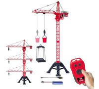 JAMARA 406321 Tower Crane Cutter XL 99 IR, Crane from 6 Years, Children's Toy Remote Controlled with Remote Control, Gift Idea for Children, Load Hook Up/Down, Endless Tower Rotation