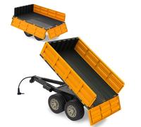 JAMARA 423283 Tipper Yellow for RC Tractor 1:16 - Agriculture Accessories, Agriculture, Attachment, Gift for Children, RC Plug, Loading Area Up/Down with RC