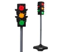 Jamara 460256 Traffic Light with Grand Light Function, Classic & Realistic Design, Plastic, Automatic Traffic Light Phases or Manual, Automatic power-off function.