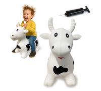 Jamara 460318 Cow Bouncing Animal Toy, White/Black