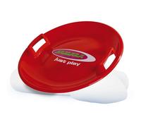 Jamara 460368 - Snow Play Round Snow Sledge 60cm red - Handles on both sides, Lightweight, Durable