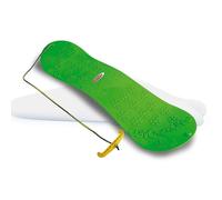 Jamara 460392 - Snow Play Snowboard 72cm green - Easy grip handles, Bear shape on handle, Lightweight, Durable
