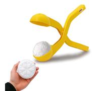 Jamara 460396 - Snow Play Snowball Maker Scoop 38cm yellow - Form snowballs in seconds, Fluffy snowballs with 7 cm diameter, Uncomplicated and easy to transport