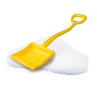 Jamara 460401 - Snow Play Snow Shovel Tally 70 cm Yellow - Robust and Stable Plastic, Reinforcing Ribs In The Blade, Plastic Handle with Handy D-Handle
