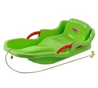 JAMARA 460540 Snow Play Bob Comfort 80 cm Green Steering by Brake Lever, Aerodyn
