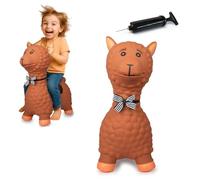 JAMARA 460542 Lama Bouncy Toy with Pump BPA-Free, up to 50 kg, Promotes Balance and Motor Skills, Robust and Durable, Easy to Clean