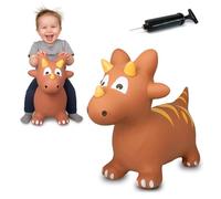 JAMARA 460591 Dino HoppyDoo Bouncy Toy for Children, Bouncing Toy Baby Indoor/Outdoor, Gift for Kids, Garden Toy, Bouncing, Easy Care, BPA-Free, with Pump