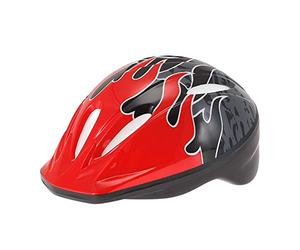 Jamara 460632 Children's Bicycle Helmet M - Tested according to European Standard EN 1078 - Lightweight, High Impact Resistance, Quick Click Fastening, for Head Circumference 52-55 cm, Red