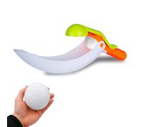 JAMARA 461162 Snow Play 2 in 1 Snow Ball Launcher - Snow Toy - Outdoor Catapult - Gift Idea for Boys and Girls - Shock Resistant Plastic - Snow Balls Approx 7cm