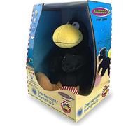 JAMARA 466500 Starlight The Little Raven Sock-Starry Sky Projection, Star/Moon Pattern, LED Changing Colours, Soothing Melodies, Light On/Off, Automatic Shut-Off, Black